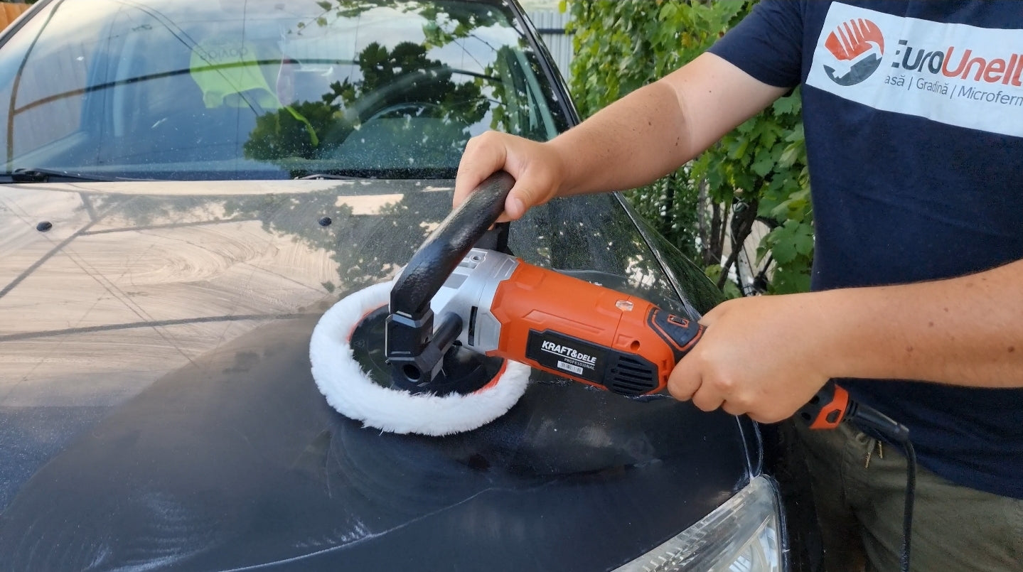 Masina de lustruit-polisat-slefuit POLSKI K3054, 2550 W, 180 mm, turatie reglabila