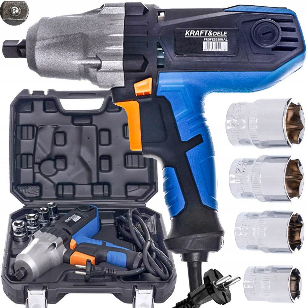 Masina electrica insurubat cu impact 2200W, 4 tubulare incluse, 3000 RPM, POLSKI K1796, Poza1