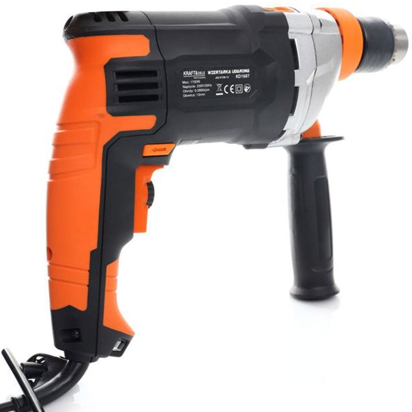 Masina gaurit cu percutie 1700W, 2800RPM, mandrina pana la 13mm, POLSKI K1687, Poza7