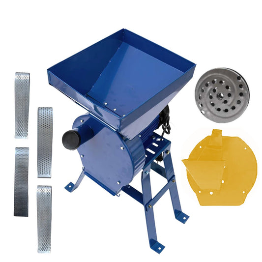 Set Moara cereale, stiuleti si fructe-legume (3 in 1) Alpin Economic-B, 3.9kW, cu ciocanele, si suport cu picioare