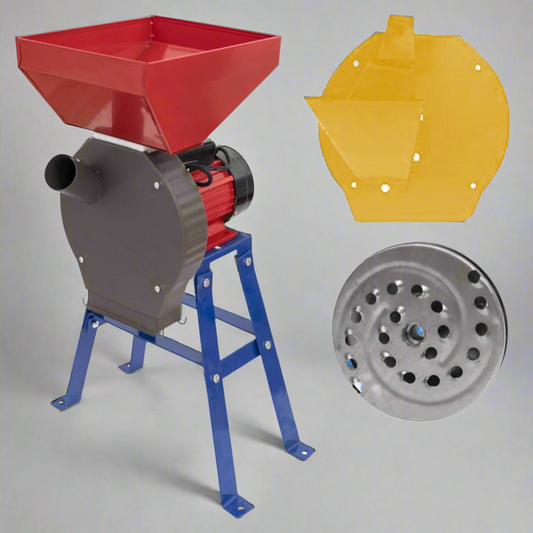 Set Moara cereale, stiuleti si legume (3 in 1), Pandora, 3.9KW, + suport metal