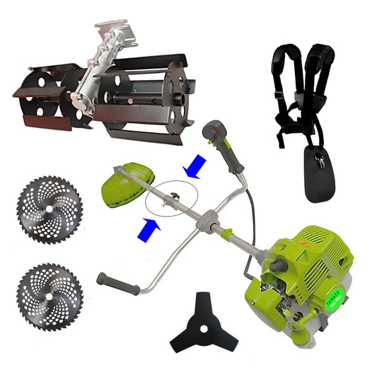 PRASITOARE MECANIZATA pe benzina YAMATO ZRX-9200, 6CP pentru GRADINARIT, include accesorii taiere vegetatie