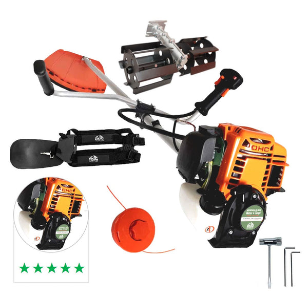 Set Motocoasa Alpin Profi 5600, Motor 4 Timpi 7Cp + Prasitoare + 4 sisteme taiere