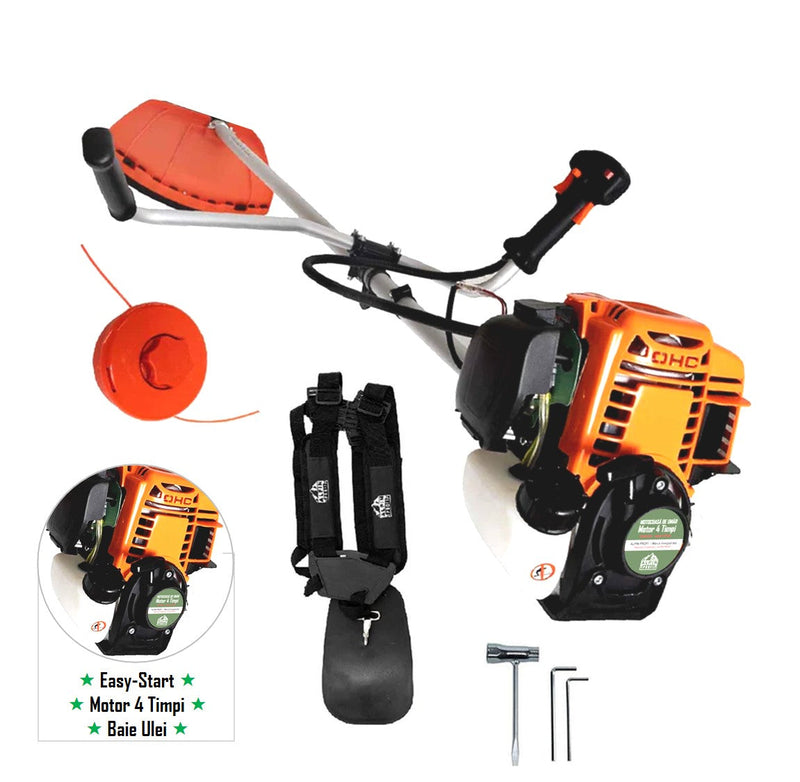 SET Motocoasa 4 Timpi Alpin Profi ORIGINALA, 5600, Motor 4 Timpi, 7CP + Sistem Taiere si ExtraAccesorii