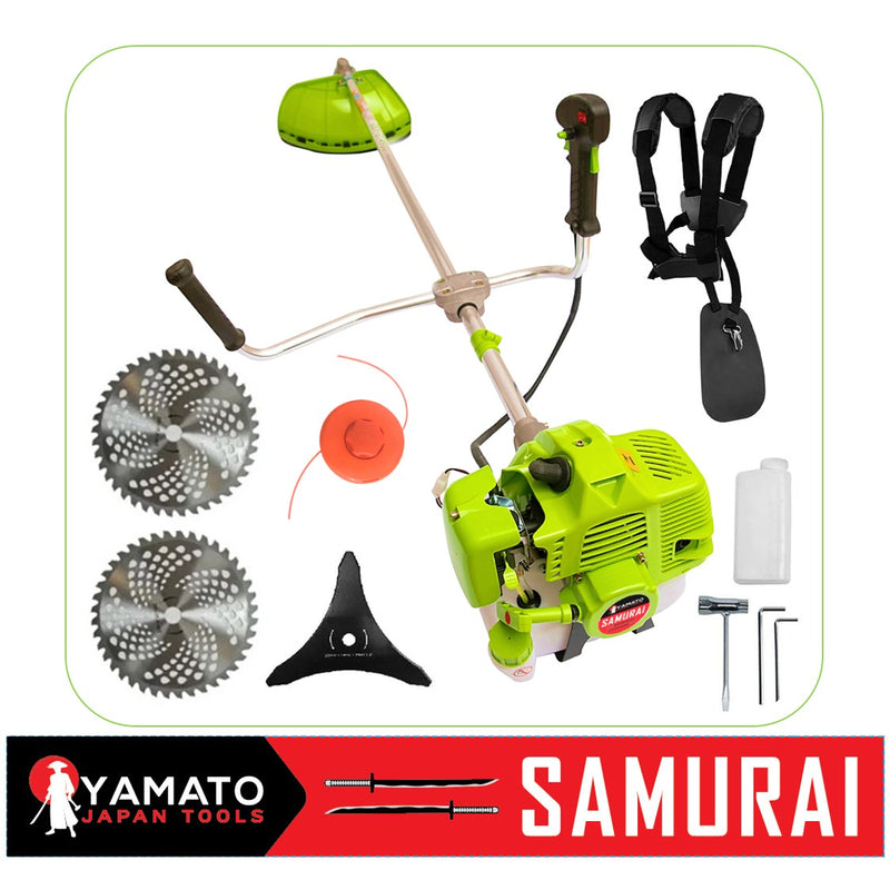 Motocoasa YAMATO SAMURAi 6.57CP, 9000Rpm, 2xDiscuri Vidia si accesorii incluse