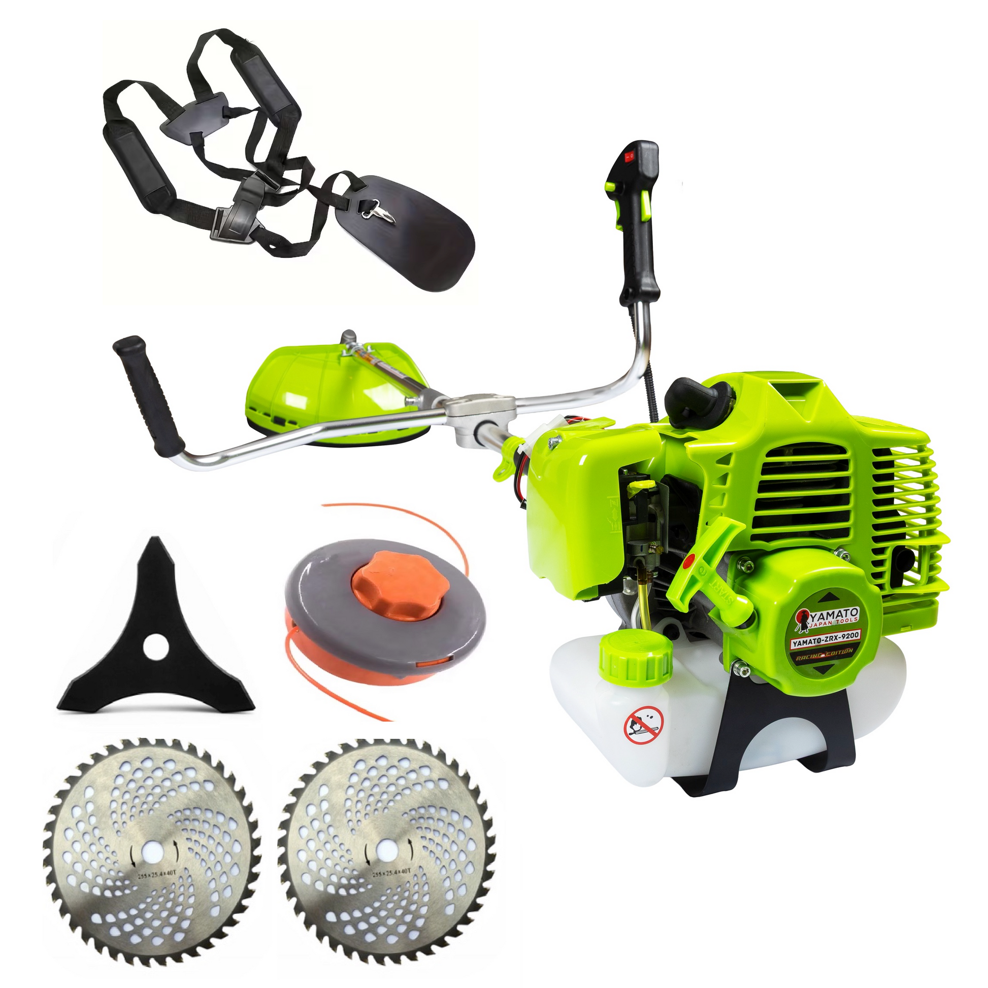 Motocoasa Yamato ZRX-9200 Racing Edition, 8.5CP, Accesorii Incluse