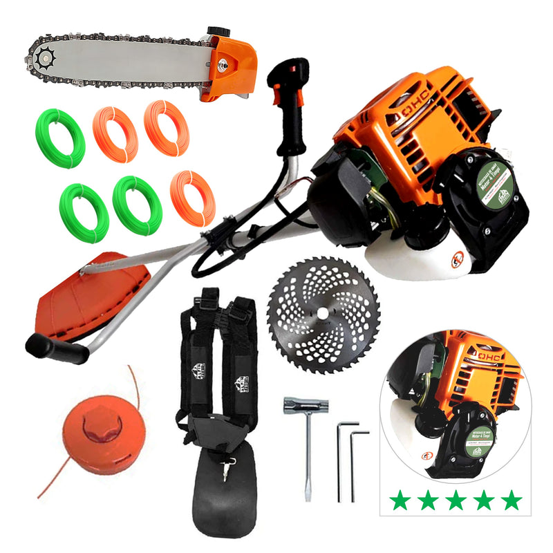 *PROMO* SET Motocoasa 4 Timpi ALPIN-PROFI Model 5650-8CP, Model Nou EXTRA-USOR, + 1xDISC VIDIA 230mm, + CAP DRUJBA, Extra FIR-TAIERE