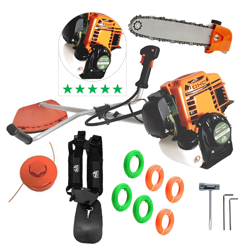*PROMO* SET Motocoasa 4 Timpi ALPIN-PROFI Model 5650-8CP, Model Nou EXTRA-USOR, + 1xDISC VIDIA 230mm, + CAP DRUJBA, Extra FIR-TAIERE