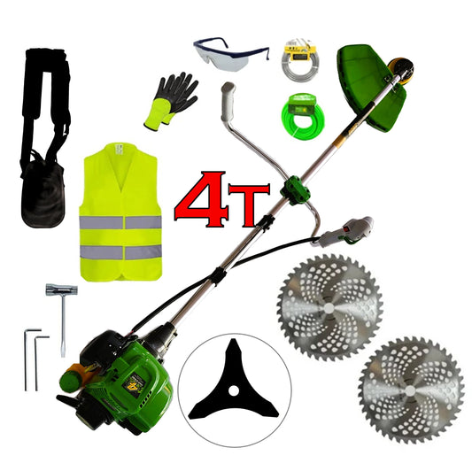 *PROMO* Motocoasa 4 Timpi KRAFTSON, 6CP, Disc Vidia D230mm, EXTRA Accesorii