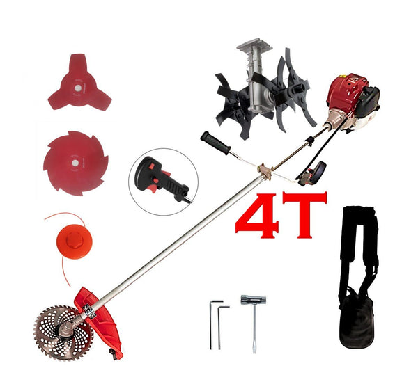 *PROMO* Set Motocoasa KRAFTSON C-Tech 5600, Motor 4 Timpi, 62CC, 7CP + Cultivator