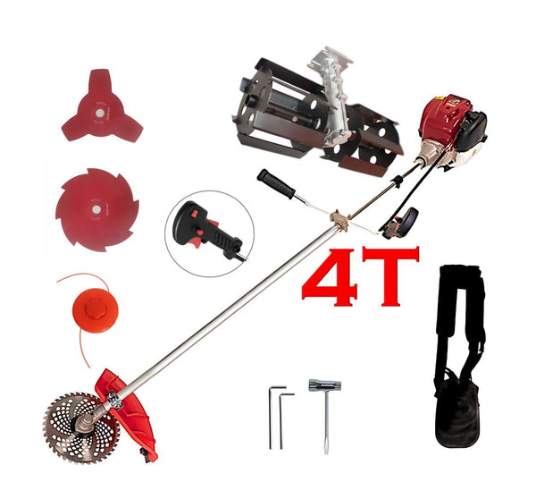 Set Motocoasa Kraftson 5600, 7Cp, motor 4 Timpi 62CC + Prasitoare