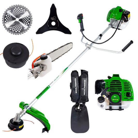 Set Motocoasa Micul Fermier GF-1310, 3.4CP, + Cap tip Drujba pentru Crengi