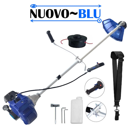 Motocoasa NUOVO-BLUe Fuel-Economy 3.4CP, Disc Stea, accesorii incluse