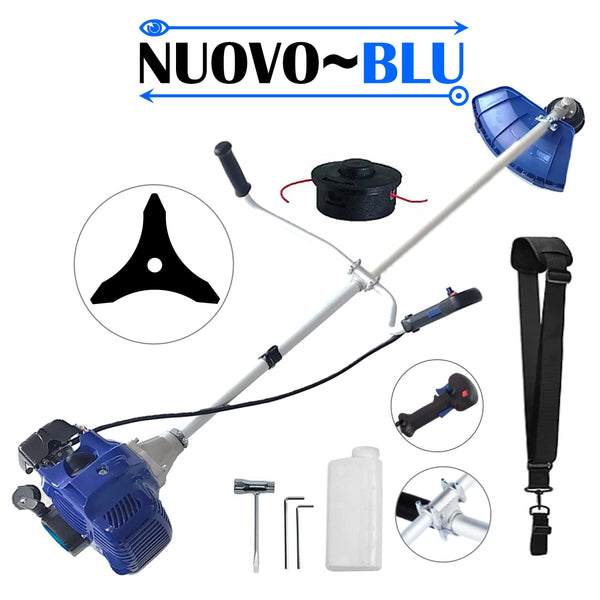 Motocoasa NUOVO-BLUe Fuel-Economy 3.4CP, Disc Stea, accesorii incluse