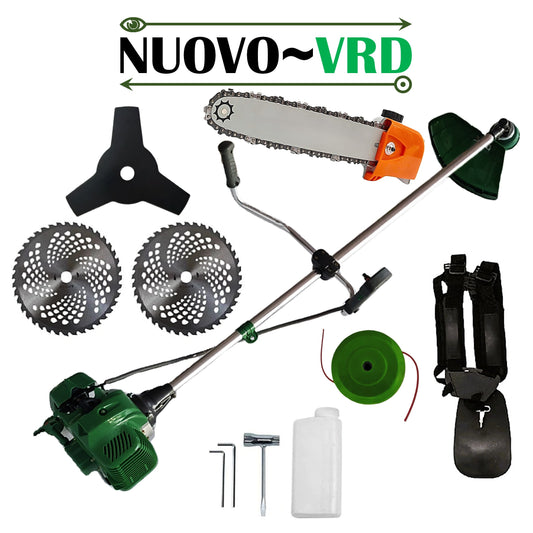 CAP DRUJBA+Motocoasa NUOVO-VRD VERDE 6CP, 2xDisc Vidia, Disc Stea, accesorii incluse