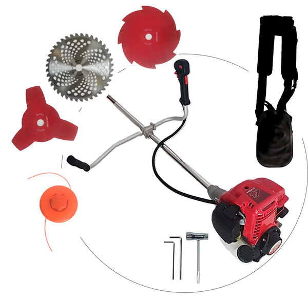 Motocoasa PANDORA, motor in 4 timpi 7,5HP 62cc T5600 9000RPM