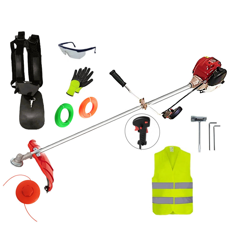 Set Motocoasa 4 Timpi VÖKNER, 7.5cp, 62cc, EXTRA accesorii