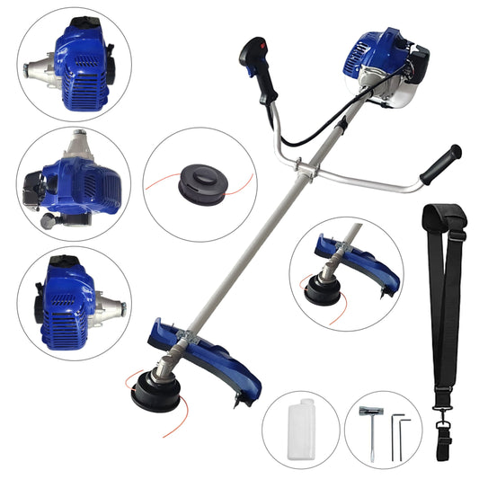 Motocoasa ALBASTRA, in Set Tambur Fir, Disc Metalic + Accesorii, GARANTIE 2 ANI