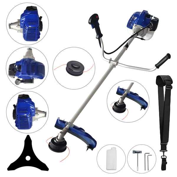 Motocoasa ALBASTRA, in Set Tambur Fir, Disc Metalic + Accesorii, GARANTIE 2 ANI