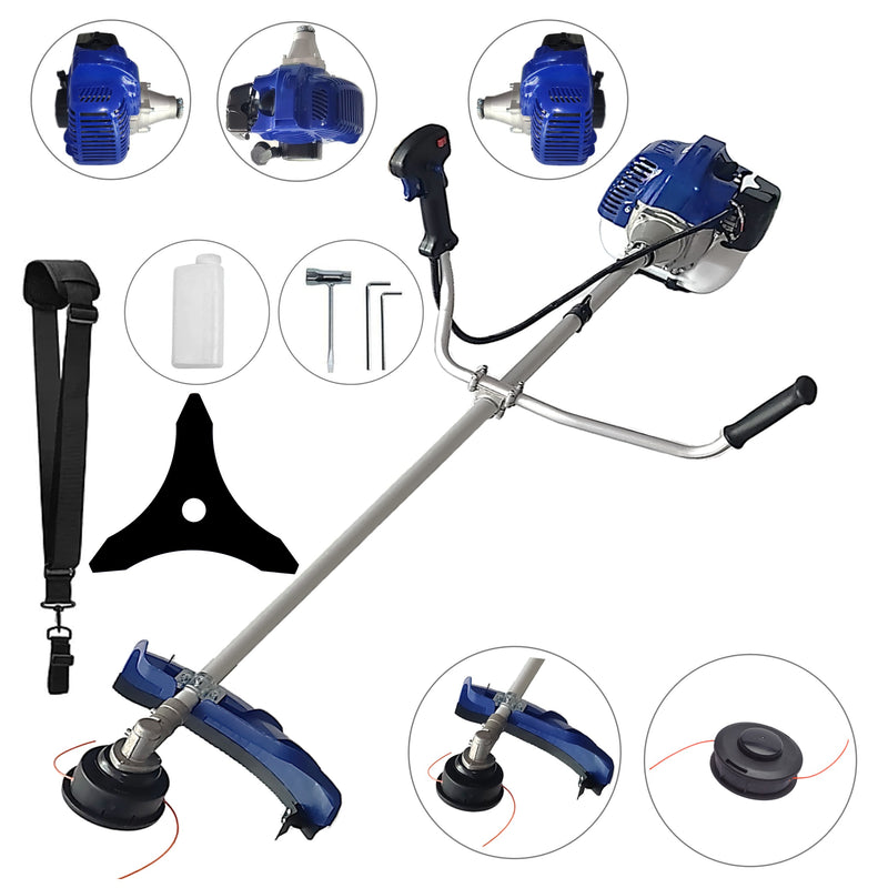 *Pret B2B pentru Retail* Motocoasa ALBASTRA, in Set Tambur Fir, Disc Metalic + Accesorii, GARANTIE 2 ANI