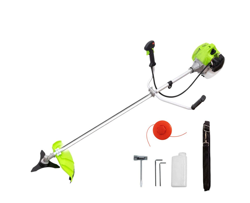 Pret B2B pentru Retail - Motocoasa 8CP WolfSTAR, Set cu Tambur Fir + Disc Metal 3 lame, X5600PRO, VERDE, +CAP DRUJBA