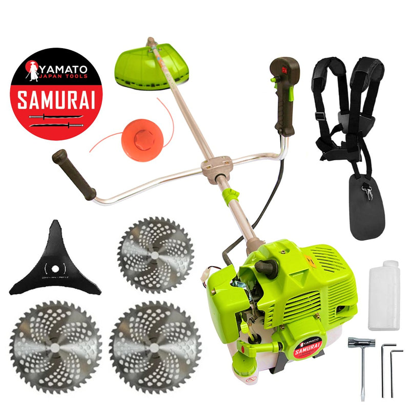 *PROMO* Motocoasa YAMATO SAMURAi 6.57CP, 9000Rpm, 3 x Discuri Vidia si accesorii incluse