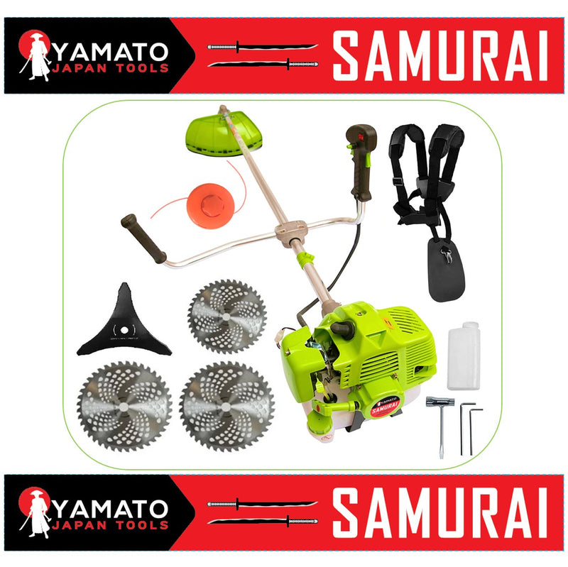 *PROMO* Motocoasa YAMATO SAMURAi 6.57CP, 9000Rpm, 3 x Discuri Vidia si accesorii incluse