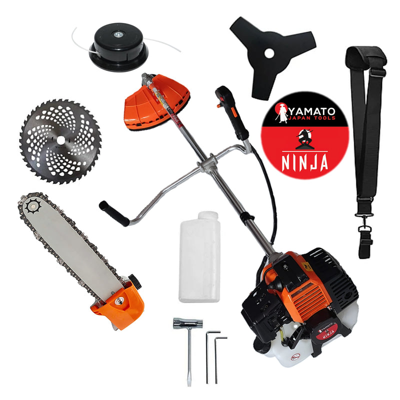 *PROMO* SET CAP DRUJBA+Motocoasa Multifunctionala YAMATO® JAPAN TOOLS Model NINJA-6CP, cu 2xDisc si accesorii