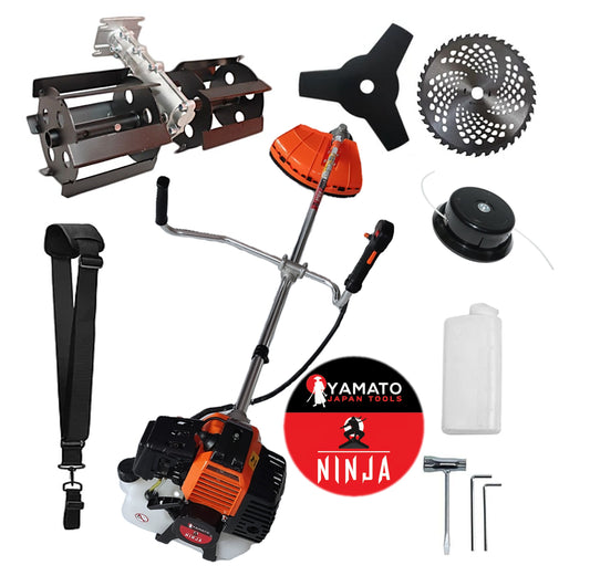 SET PRASITOARE+Motocoasa Multifunctionala YAMATO® JAPAN TOOLS Model NINJA-6CP, accesorii incluse