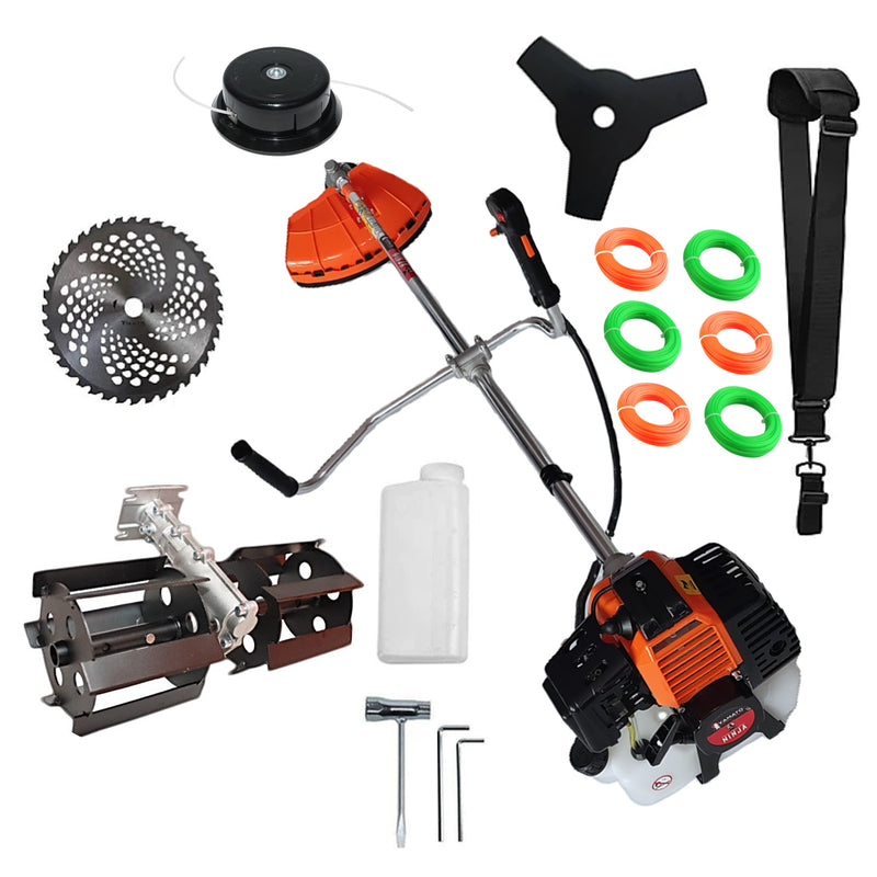 *PROMO* SET PRASITOARE+Motocoasa Multifunctionala YAMATO® JAPAN TOOLS Model NINJA-6CP, cu 2xDisc, +EXTRA Fire Taiere