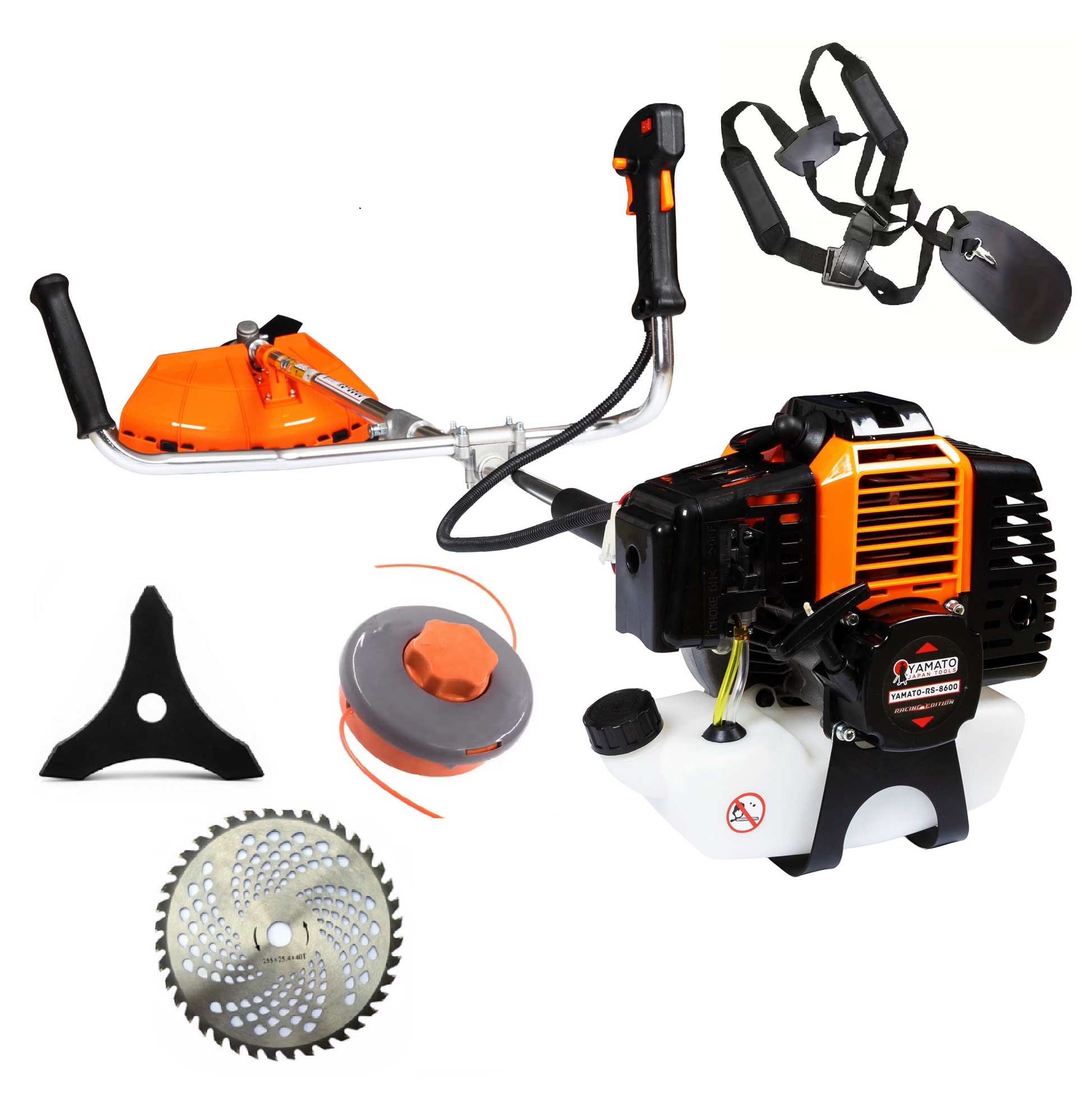 Set Motocoasa pliabila Yamato ZRX-8600 Racing Edition, 7CP, +Cap