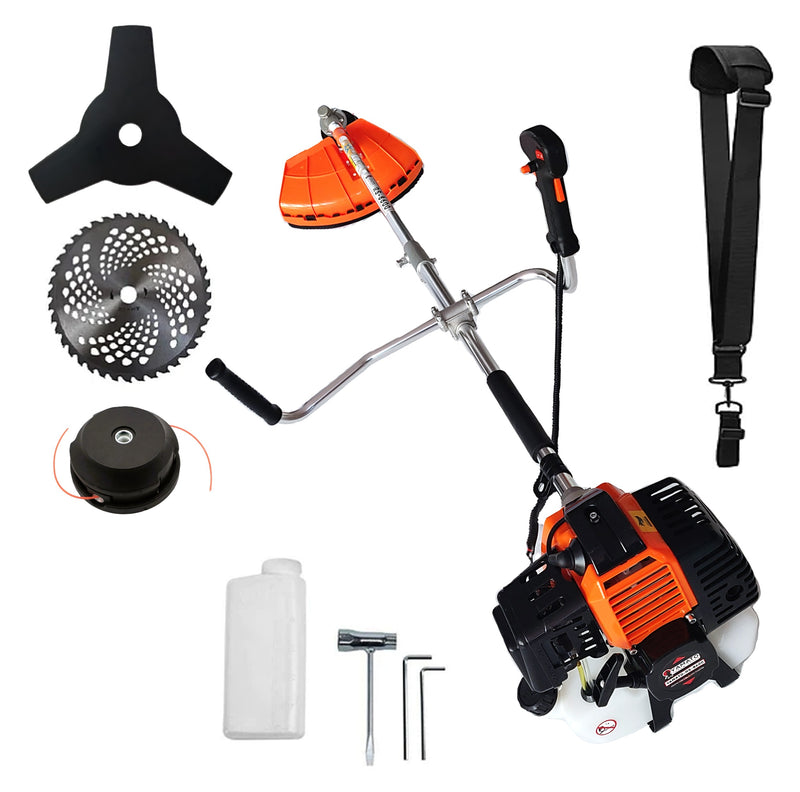 *PROMO* Motocoasa RS-8600 Multifunctionala YAMATO® Japan Tools, 6.3CP RACING EDITION, OrangeBLACK, accesorii incluse, cu Discuri