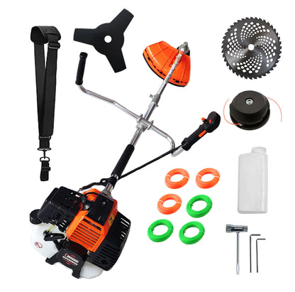 Motocoasa RS-8600 Multifunctionala YAMATO® Japan Tools, 6.3CP RACING EDITION, OrangeBLACK, accesorii incluse, SET Extra Fir-Taiere