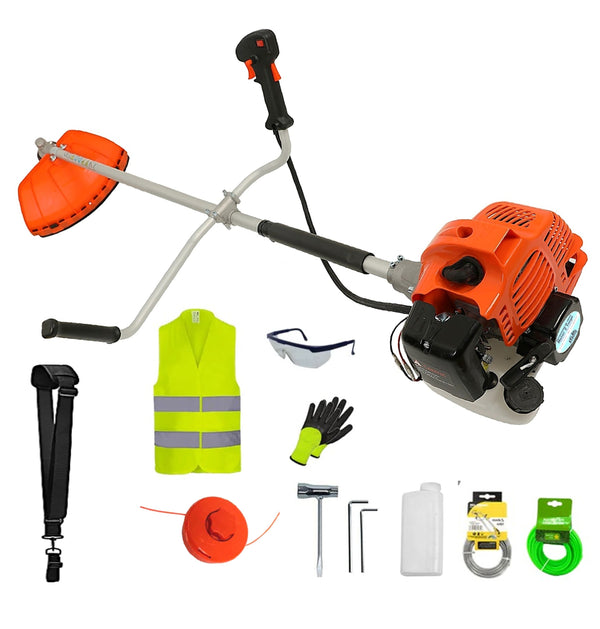 SEZONUL-OFERTELOR Set Motocoasa Alpin Profi BC430N, 6CP, 11.000RPM, sistem taiere, Extra Accesorii