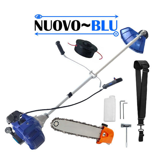 CAP DRUJBA+Motocoasa NUOVO-BLUe Fuel-Economy 3.4CP, Disc Stea, accesorii incluse