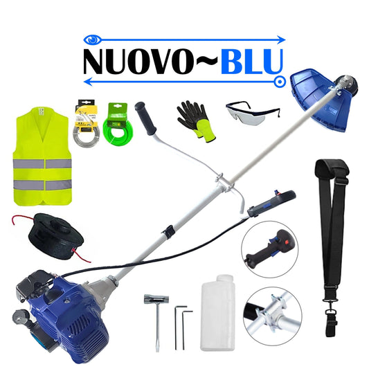 SET Motocoasa NUOVO-BLUe Fuel-Economy 3.4CP, Disc Stea, EXTRA ACCESORII incluse