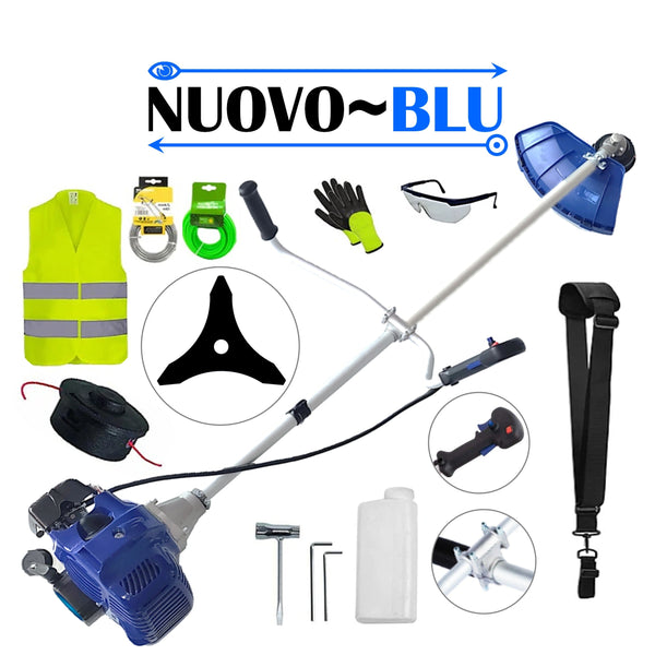 SET Motocoasa NUOVO-BLUe Fuel-Economy 3.4CP, Disc Stea, EXTRA ACCESORII incluse