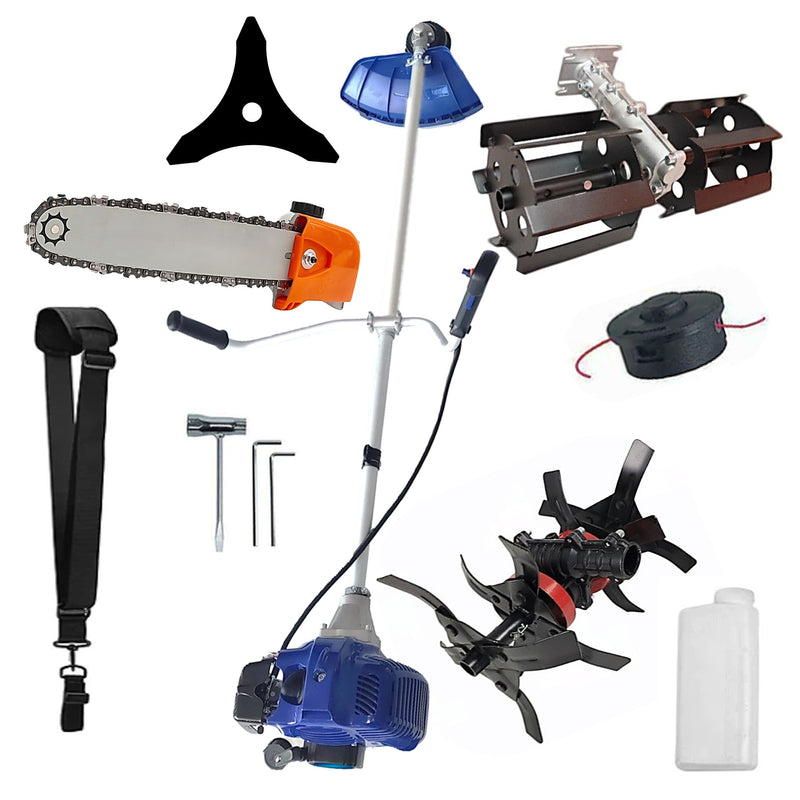 PRIMAVARA-OFERTELOR CULTIVATOR PREMIUM+CAP DRUJBA+PRASITOARE+Motocoasa NUOVO-BLUe Fuel-Economy 3.4CP, Disc Stea, accesorii incluse