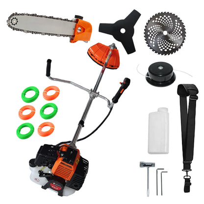 SET CAP DRUJBA+Motocoasa Multifunctionala YAMATO® JAPAN TOOLS Model NINJA-6CP, cu accesorii+EXTRA Fire Taiere
