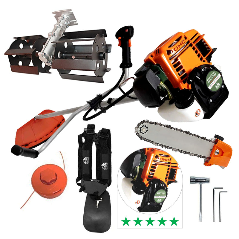 *PROMO* SET Motocositoare 4 Timpi ALPIN-PROFI Model 5650-8CP EXTRA-USOR,  Bundle 1xDISC VIDIA 230mm, Cap Drujba si Prasitoare