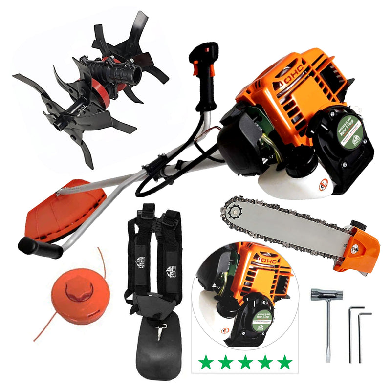 *PROMO* SET Motocositoare 4 Timpi ALPIN-PROFI Model 5650-8CP EXTRA-USOR, PLUS 1xDISC VIDIA 230mm, Cap Drujba si Cultivator
