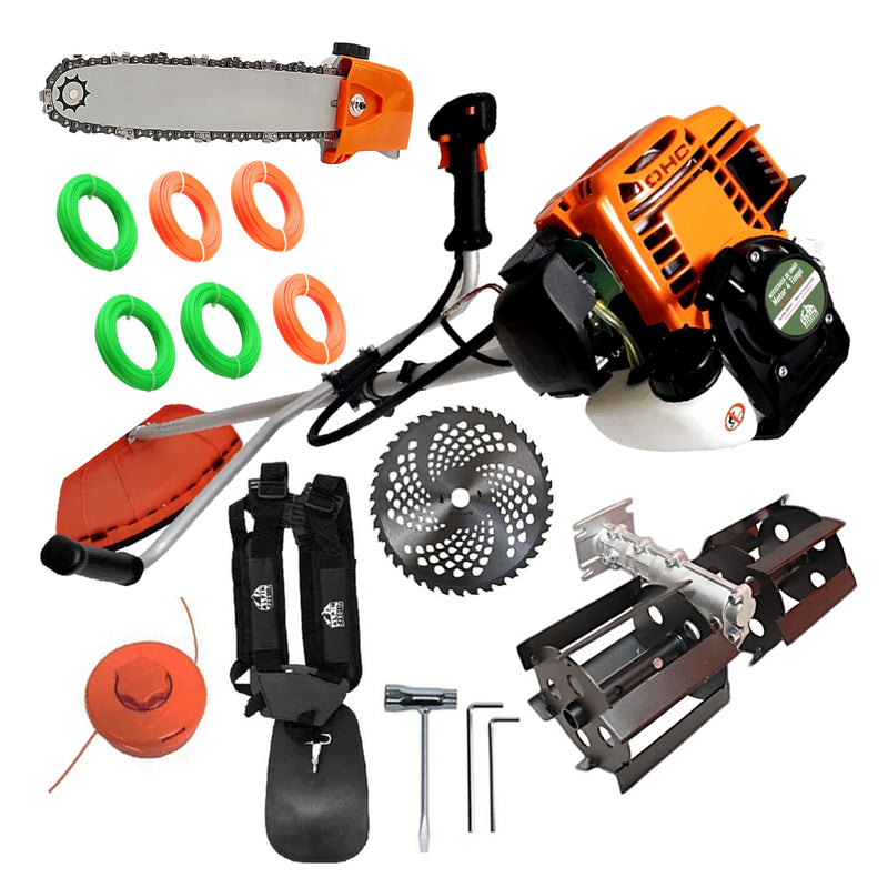 *PROMO* SET Motocositoare 4 Timpi ALPIN-PROFI Model 5650-8CP, Model Nou EXTRA-USOR, + 1xDISC VIDIA 230mm, Cap Drujba, Prasitoare, Fir Taiare