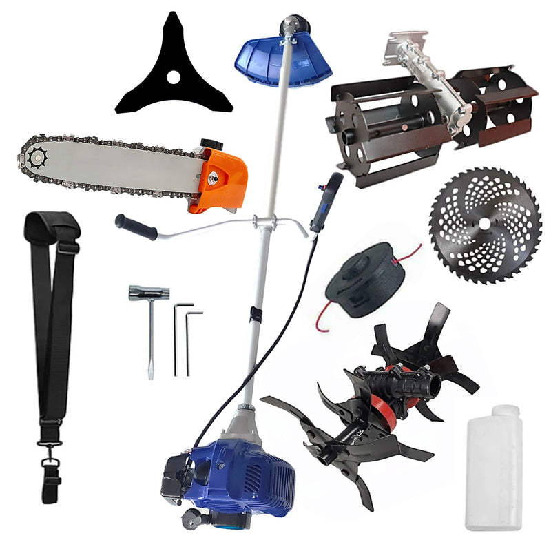 PRIMAVARA-OFERTELOR SET Motocositoare NUOVO-BLUe Fuel-Economy 3.4CP, Disc Vidia 255mm+Stea, +CULTIVATOR PREMIUM, +CAP DRUJBA, +PRASITOARE