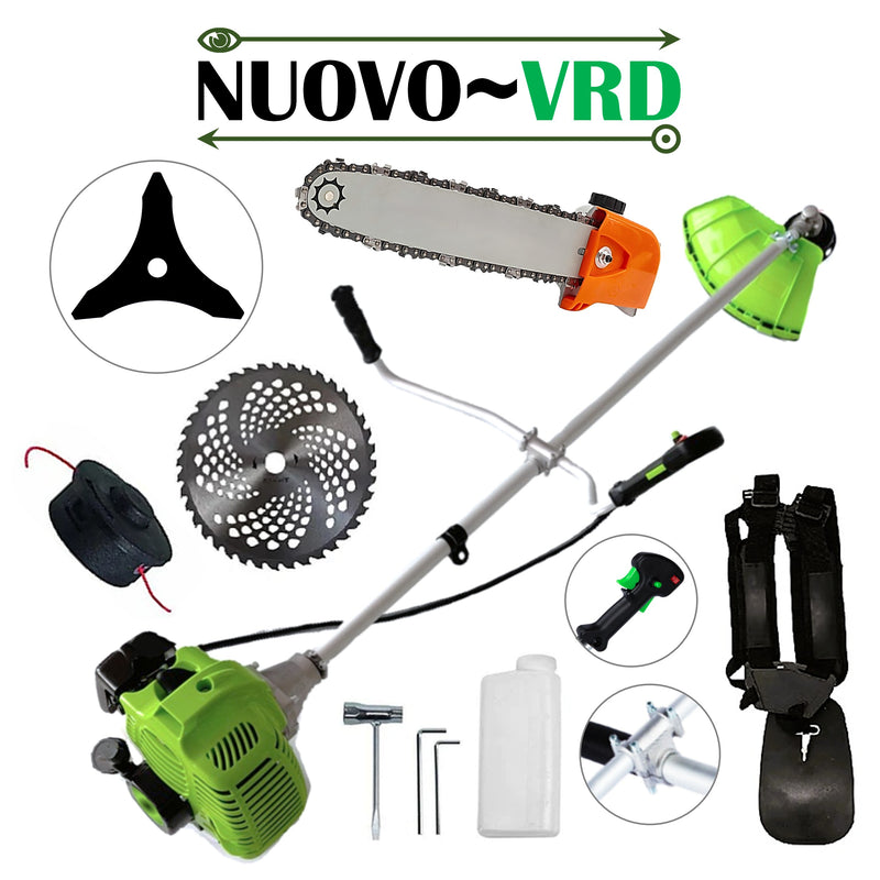 Motocositoare pe benzina NUOVO-VRD Green Fuel-Efficient 3.4CP, Disc Vidia+Stea, accesorii incluse, + CAP DRUJBA