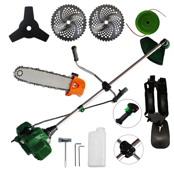 Motocositoare pe benzina NUOVO-VRD VERDE 6CP, 2xDisc Vidia, Disc Stea, accesorii incluse, + CAP DRUJBA