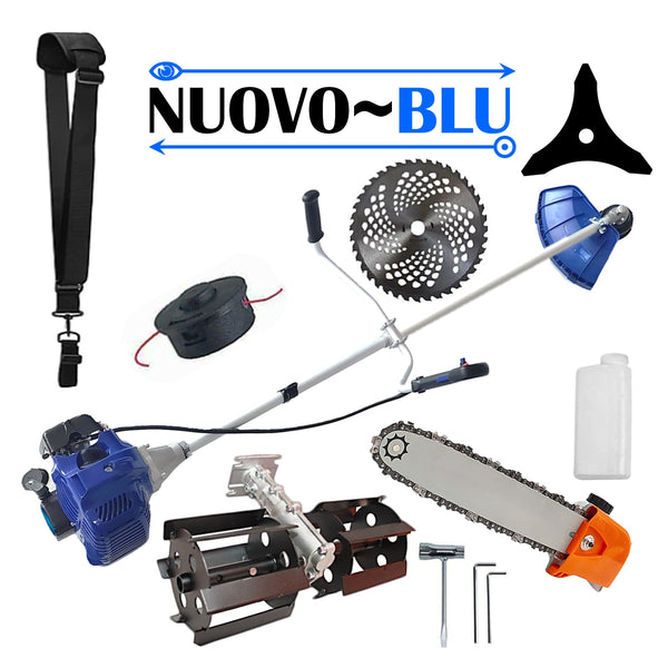 SET Motocositoare NUOVO-BLUe Fuel-Economy 3.4CP, Disc Vidia, Disc Stea, accesorii incluse, +PRASITOARE, +CAP DRUJBA