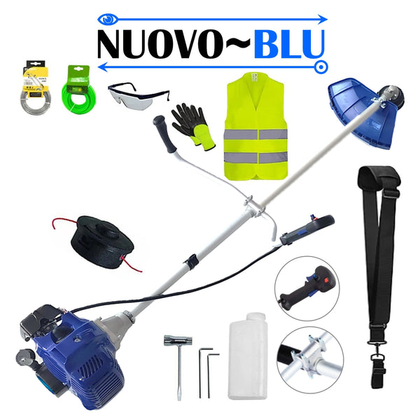 SET Motocositoare pe benzina NUOVO-BLUe Fuel-Economy 3.4CP, Disc Stea, EXTRA-ACCESORII
