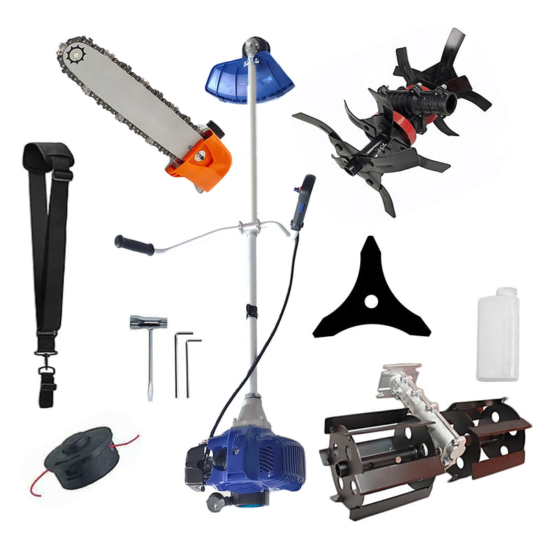 PRIMAVARA-OFERTELOR SET Motocositoare NUOVO-BLUe Fuel-Economy 3.4CP, Disc Stea, +CULTIVATOR PREMIUM, +CAP DRUJBA, +PRASITOARE