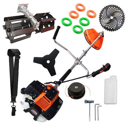 SET PRASITOARE+Motocositoare RS-8600 Multifunctionala YAMATO® Japan Tools, 6.3CP RACING EDITION, OrangeBLACK, accesorii, +EXTRA Fir-Taiere