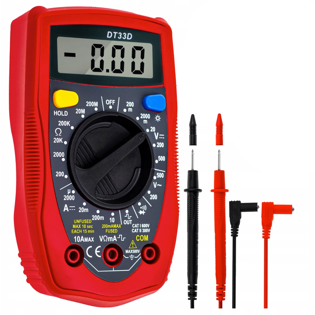 Multimetru digital universal electricieni, protectie din cauciuc siliconat POLSKI K11403, Poza1